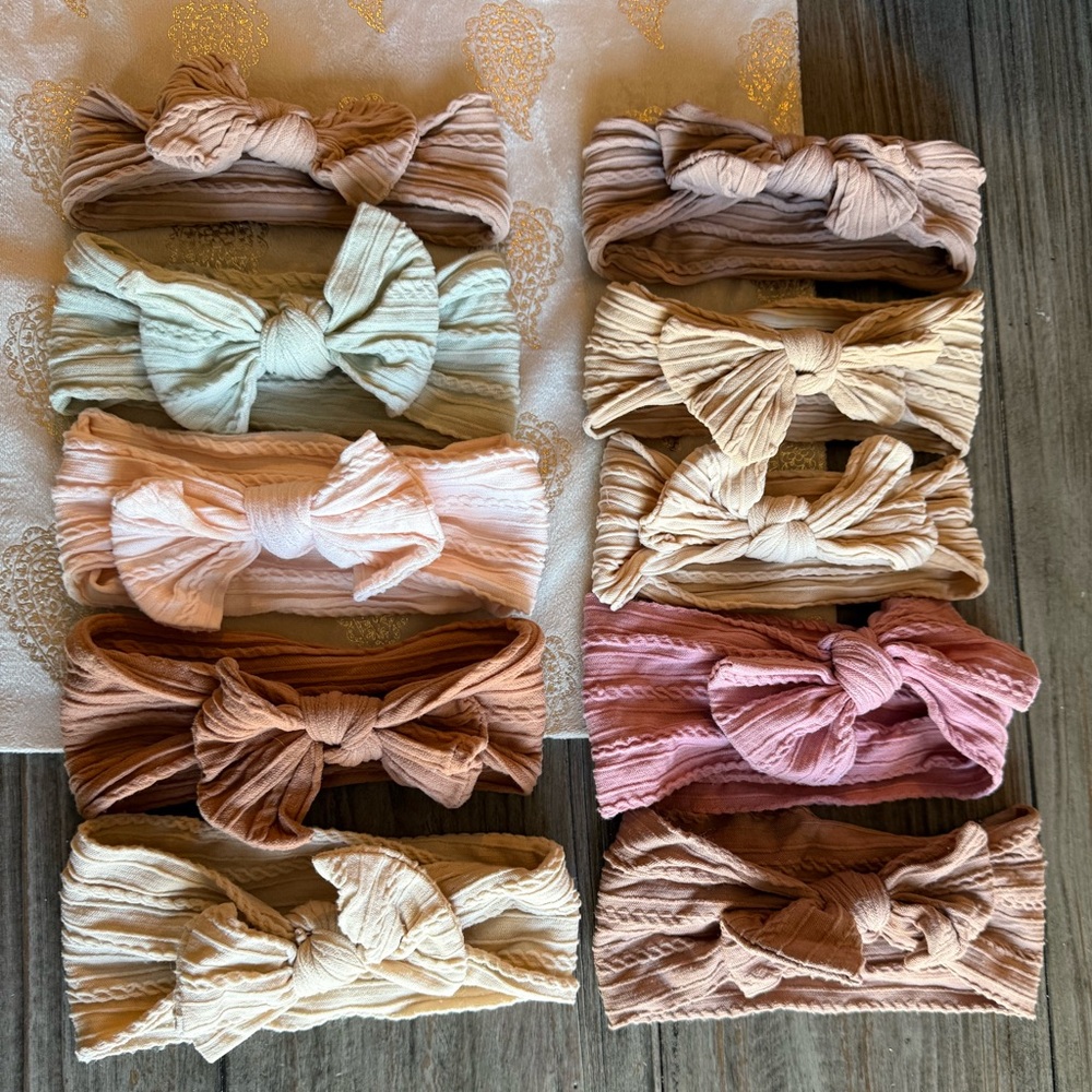 Assorted Color Babygirl Headbands Bundle